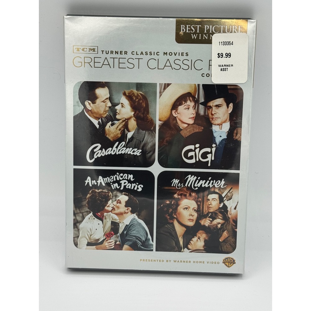 TCM Greatest Classic Films Collection Best Picture Winners DVD 4-Movie Set NEW